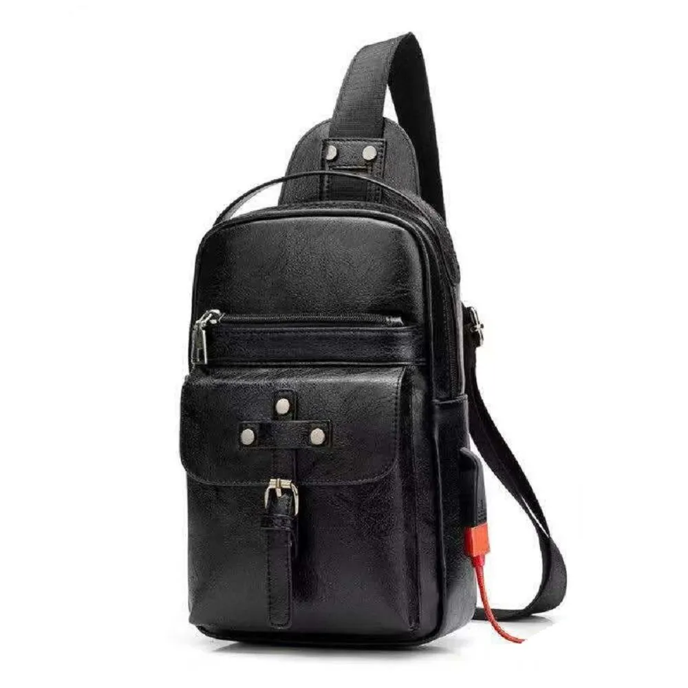 Backpack Waist Shoulder bag compatible with Ebook, Tablet and for E&L 6C (2019) - Black