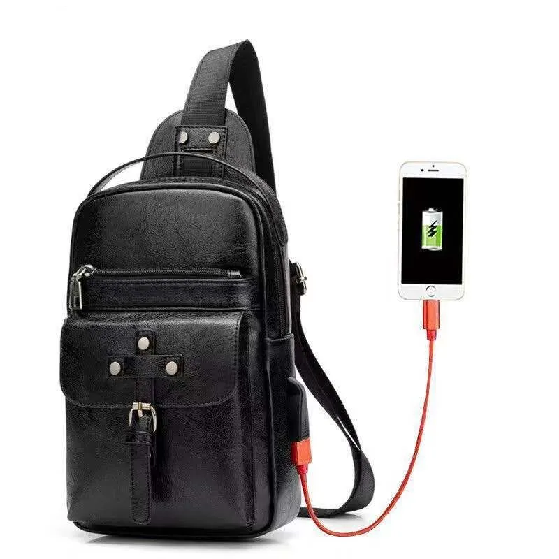 Backpack Waist Shoulder bag compatible with Ebook, Tablet and for E&L 6C (2019) - Black