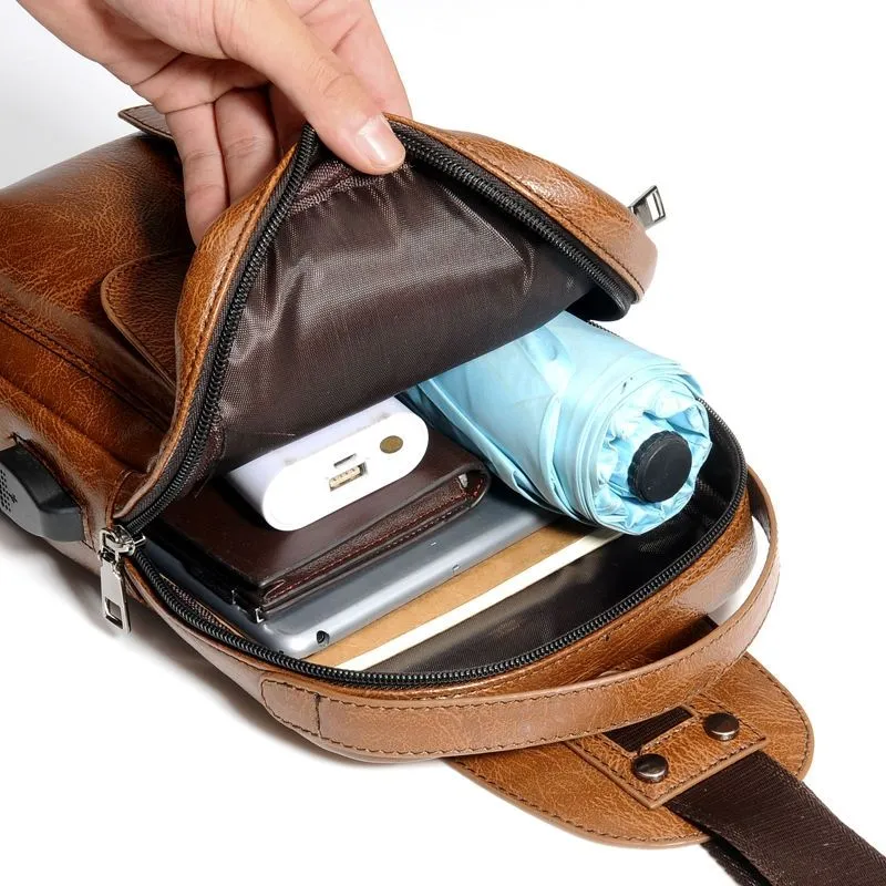 Backpack Waist Shoulder bag compatible with Ebook, Tablet and for E&L 6C (2019) - Black
