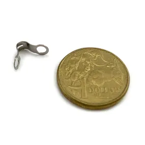 Ball Chain End Clip - Chrome - 3mm x Qty 100