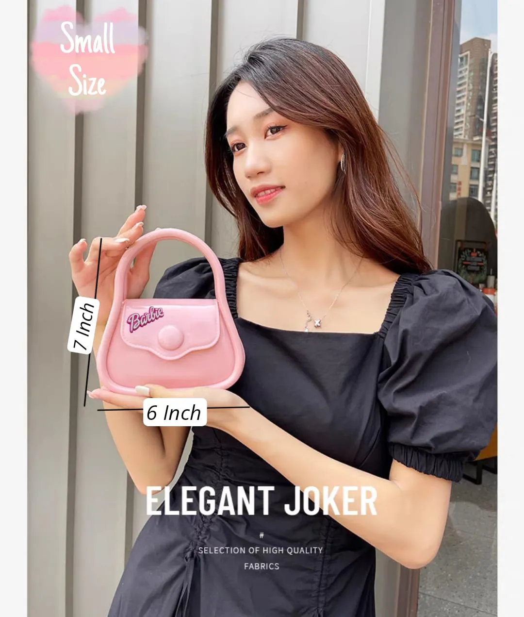 Barbie Fiber Mini Size Crossbody