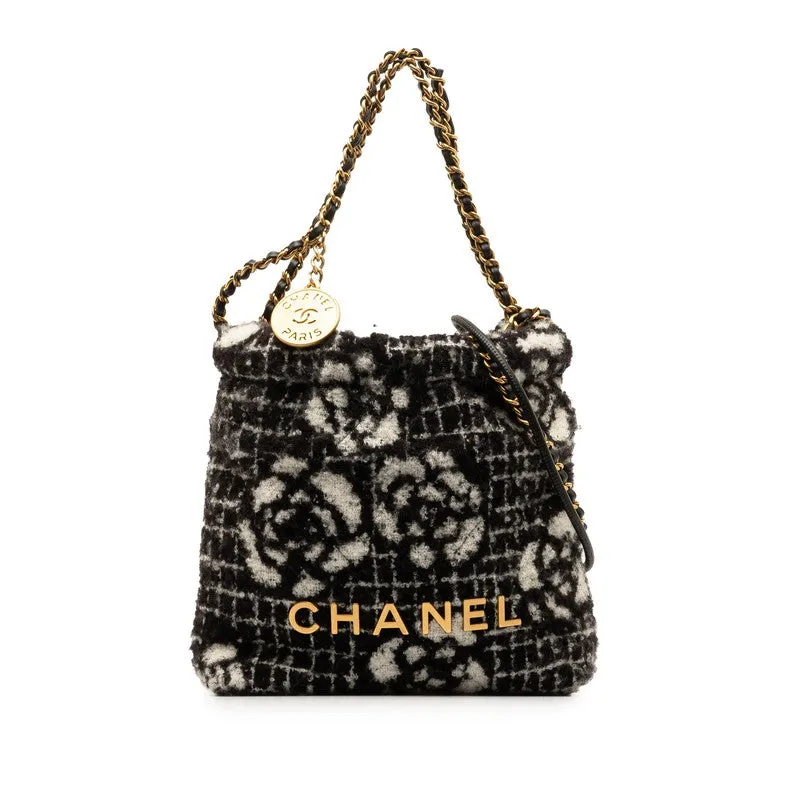 Camellia Chanel 22 Hobo Bag - '10s