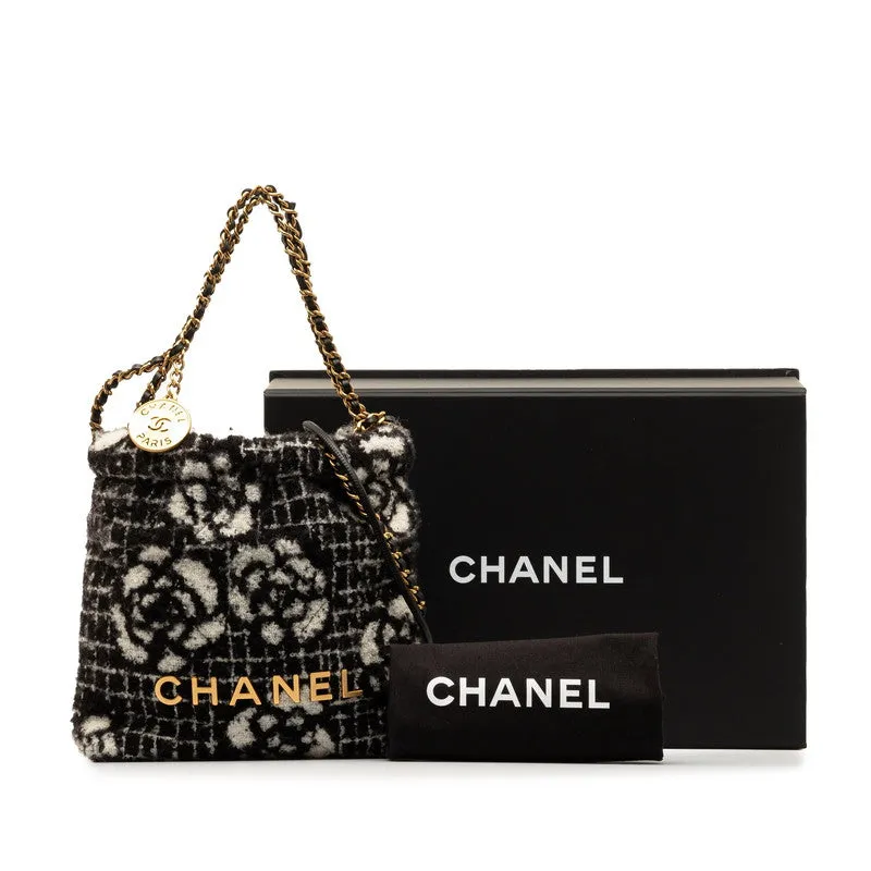 Camellia Chanel 22 Hobo Bag - '10s