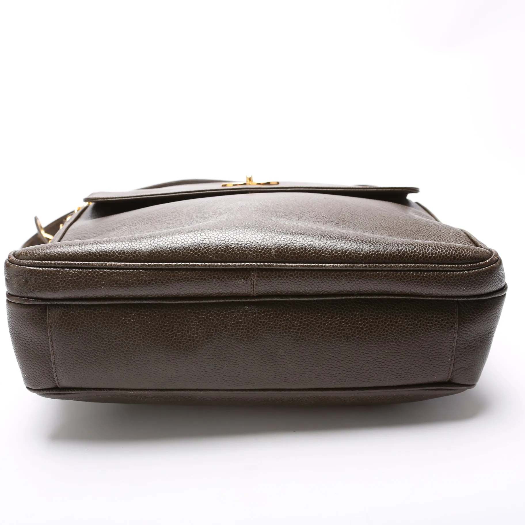 CC Double Pocket Shopping Tote Caviar Vintage
