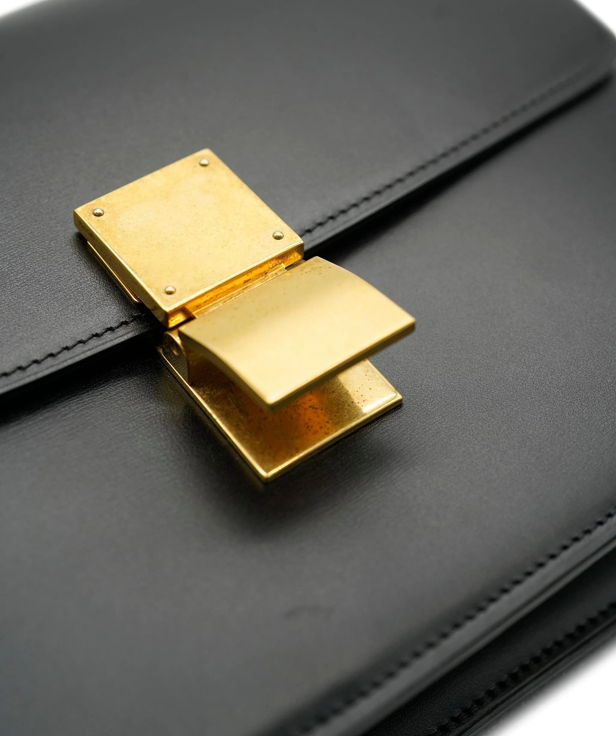 Celine Box Leather Crossbody * From LP Team members closet*  ALC1178