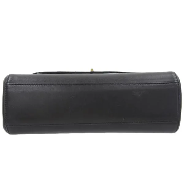 CHANEL Around 2001 Made Chocolate Bar 2.55 Chain Bag Black
