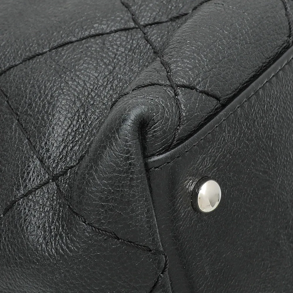 Chanel Black On The Road Shopping Tote Bag