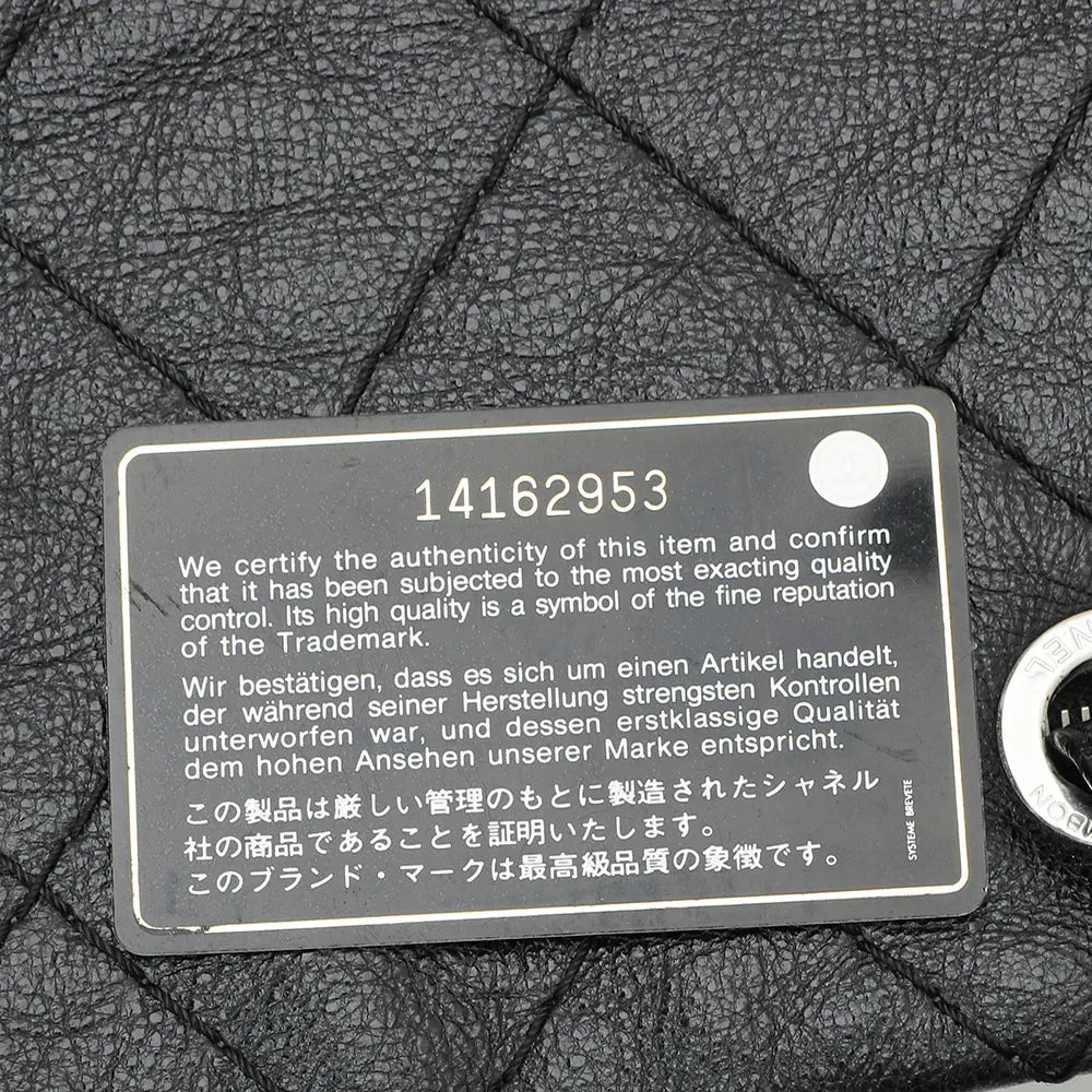 Chanel Black On The Road Shopping Tote Bag