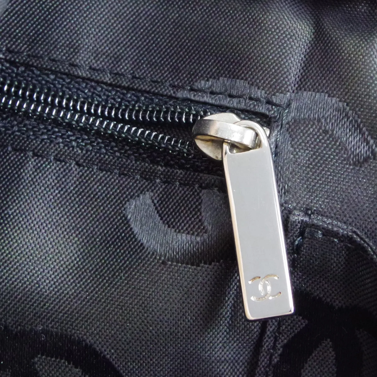 CHANEL Cambon Ligne Hand Tote Bag Beige Calfskin
