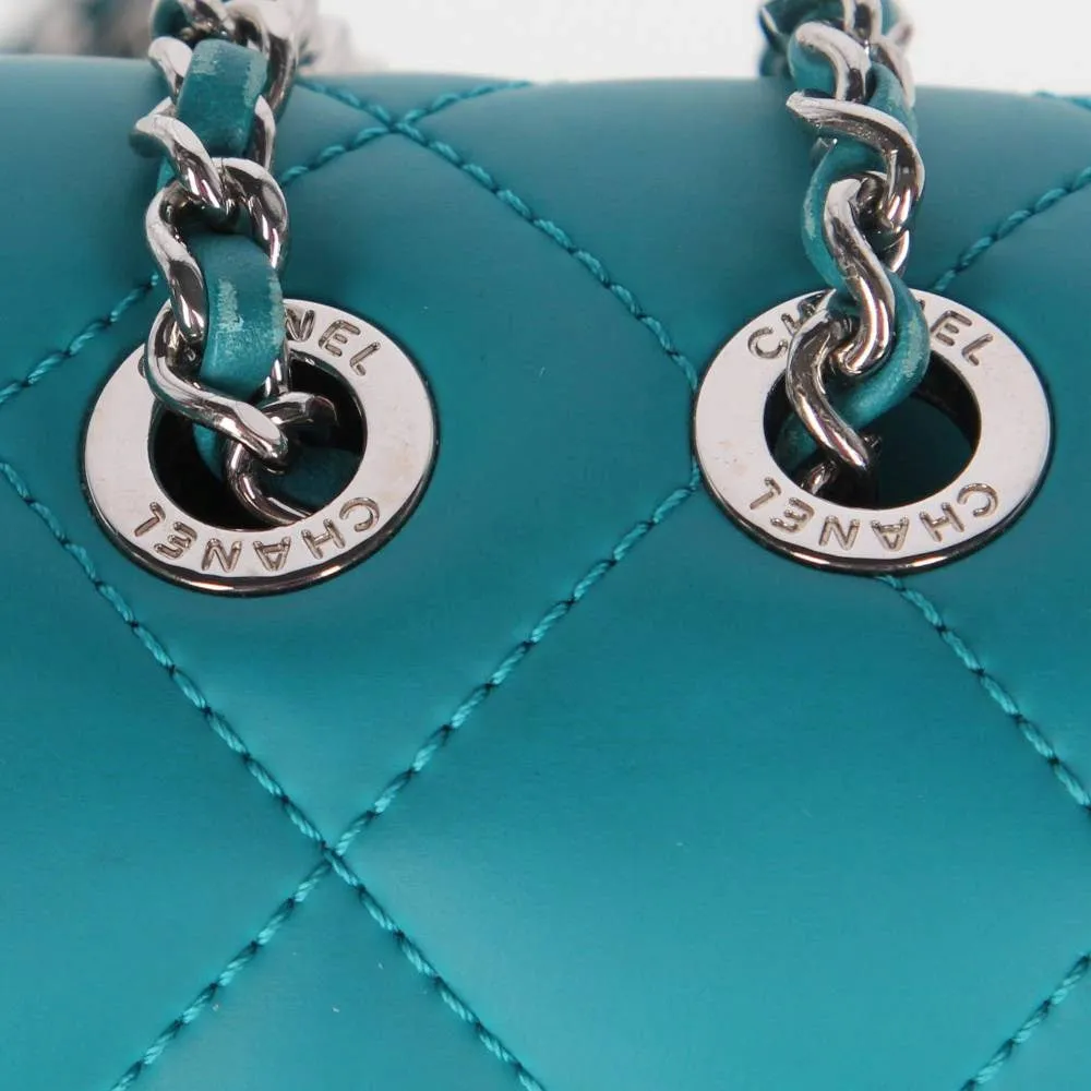 CHANEL Chanel Teal Color Shoulder Bag