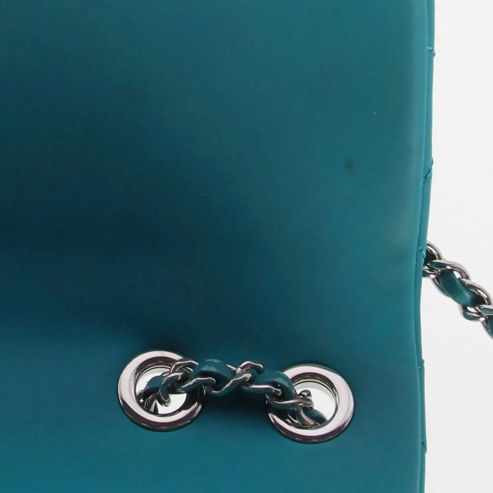 CHANEL Chanel Teal Color Shoulder Bag