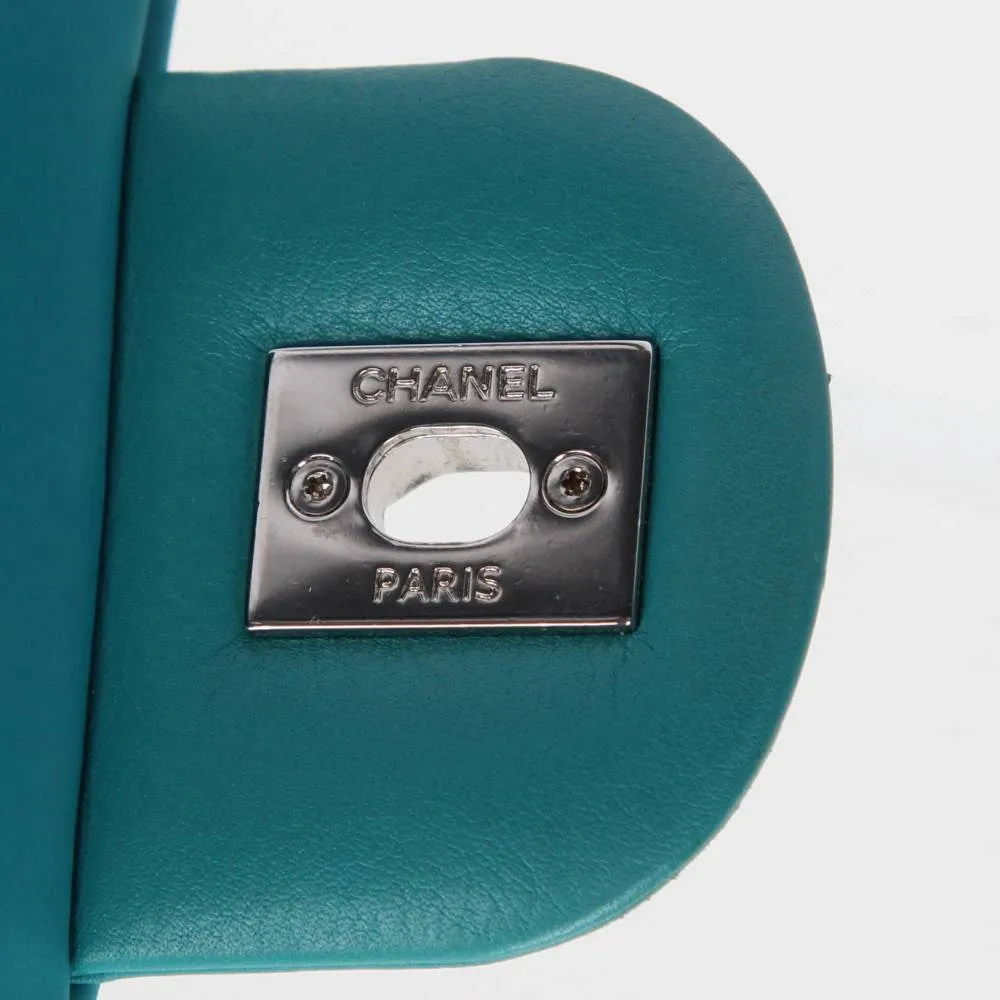 CHANEL Chanel Teal Color Shoulder Bag