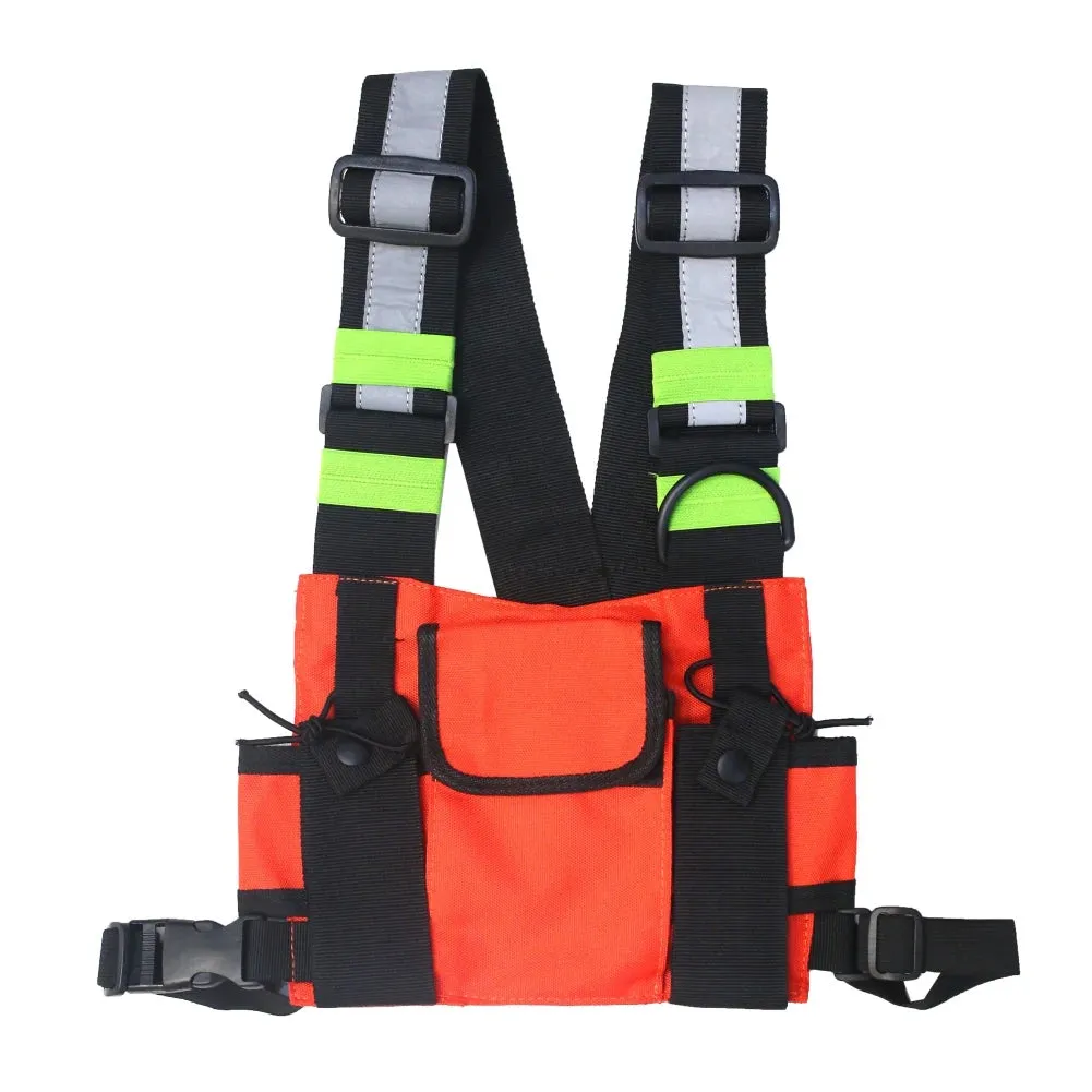 Chest Rig Bag Reflective Vest