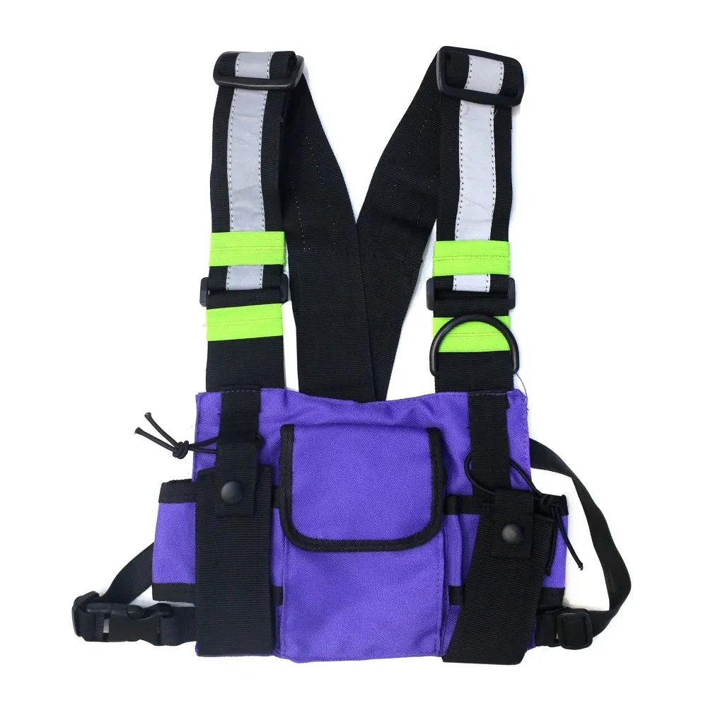 Chest Rig Bag Reflective Vest