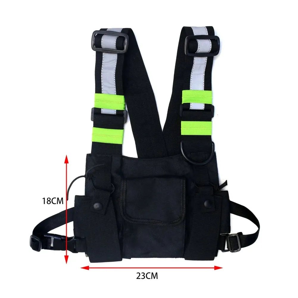 Chest Rig Bag Reflective Vest