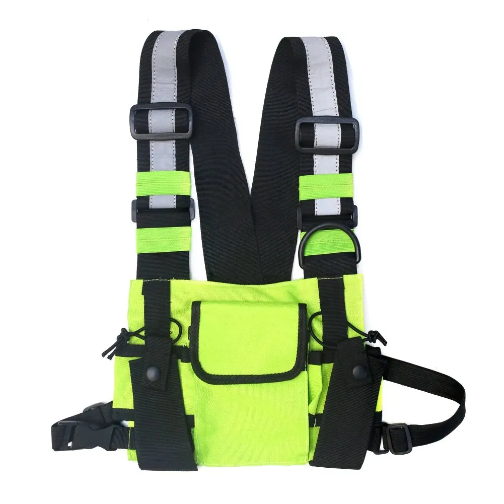 Chest Rig Bag Reflective Vest