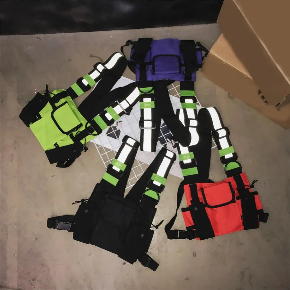 Chest Rig Bag Reflective Vest
