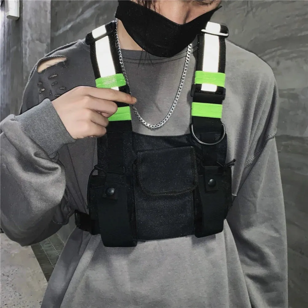 Chest Rig Bag Reflective Vest
