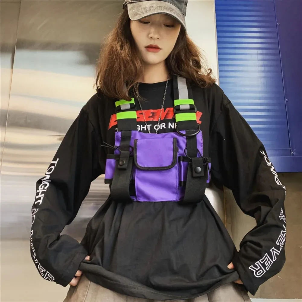 Chest Rig Bag Reflective Vest