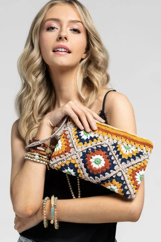 Crochet Tile Clutch