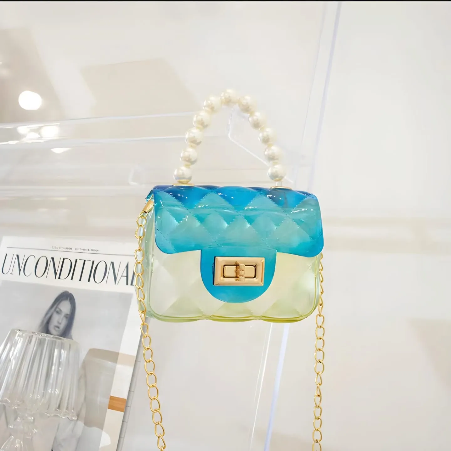 Crystal Acrylic Mini Size Sling Bag