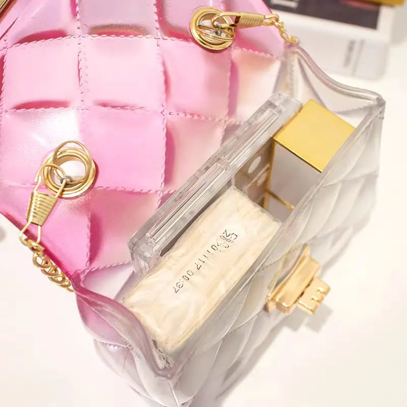 Crystal Acrylic Mini Size Sling Bag