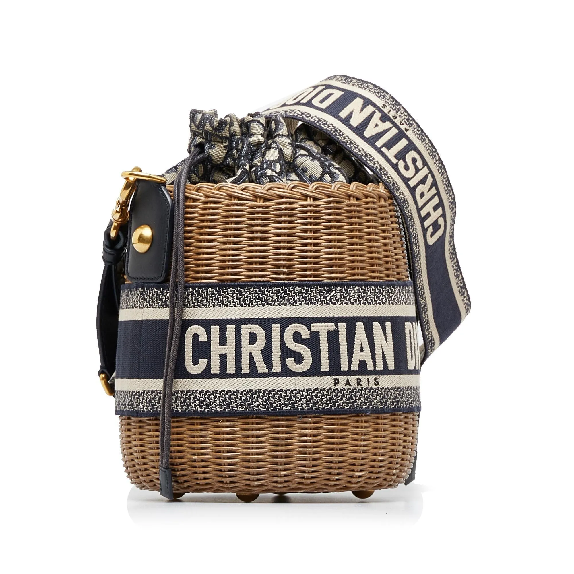 Dior Oblique Wicker Bucket Bag (SHG-9ocOVk)
