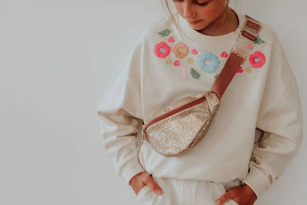 Fanny pack - glitter gold