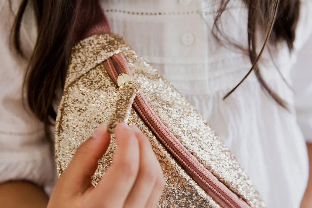 Fanny pack - glitter gold