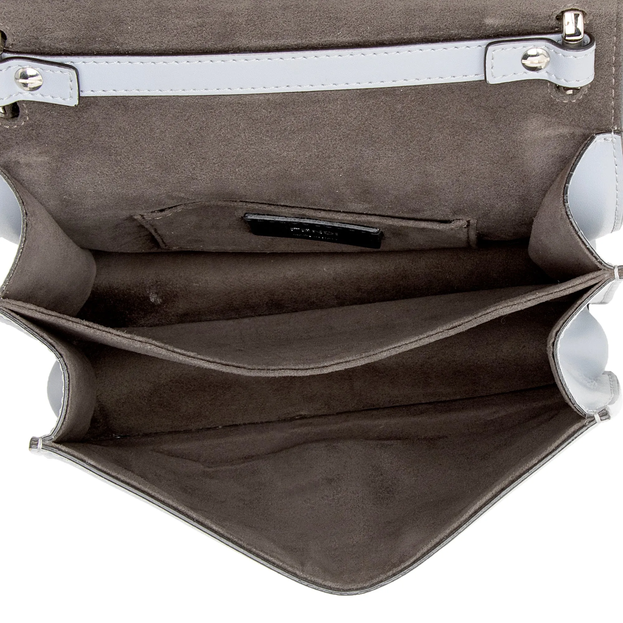 Fendi Calfskin Kan I Small Shoulder Bag (SHF-22970)