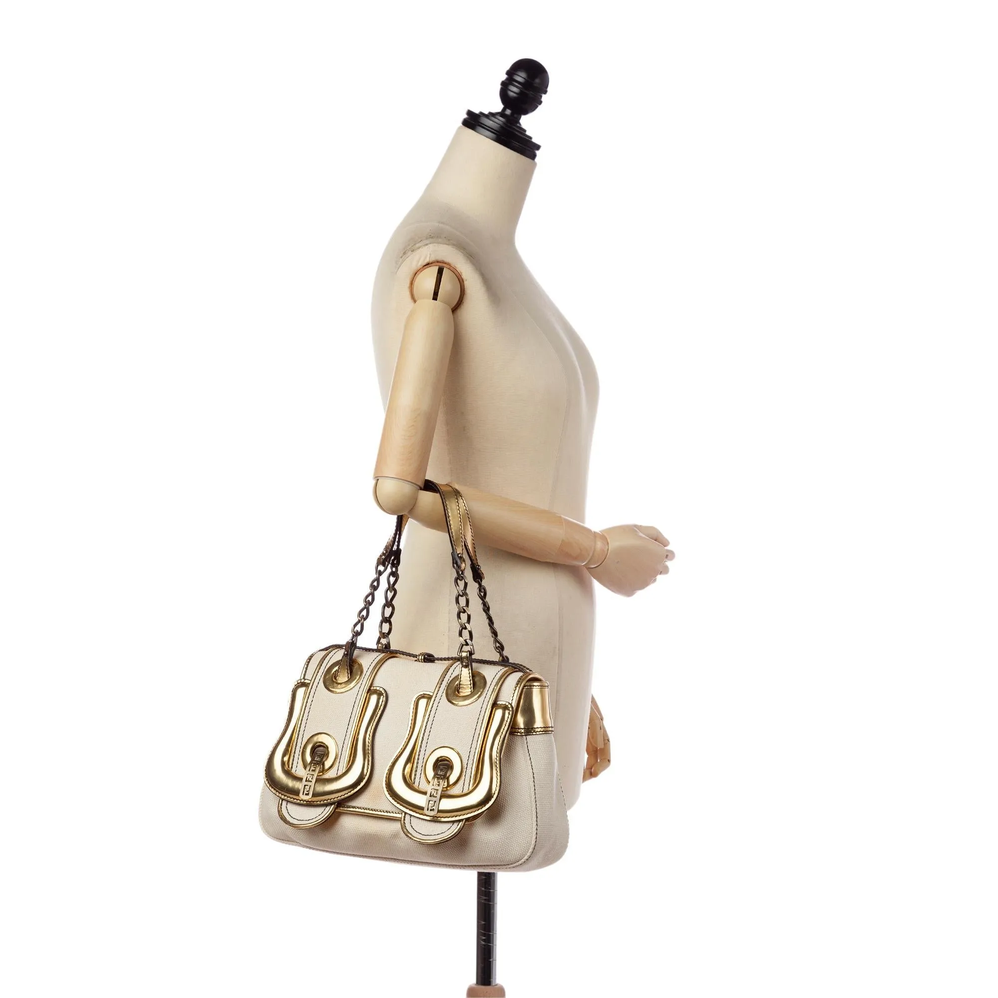 Fendi Canvas B. Bag (SHG-33182)