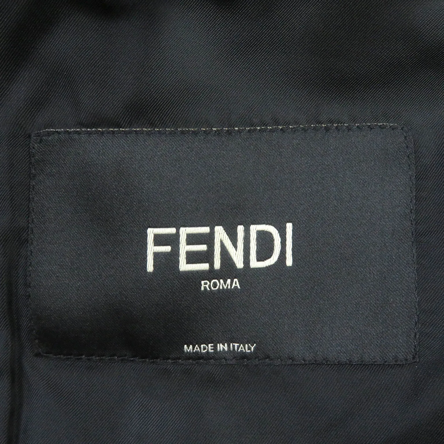 FENDI Chester coat FF01073YN wool black 52