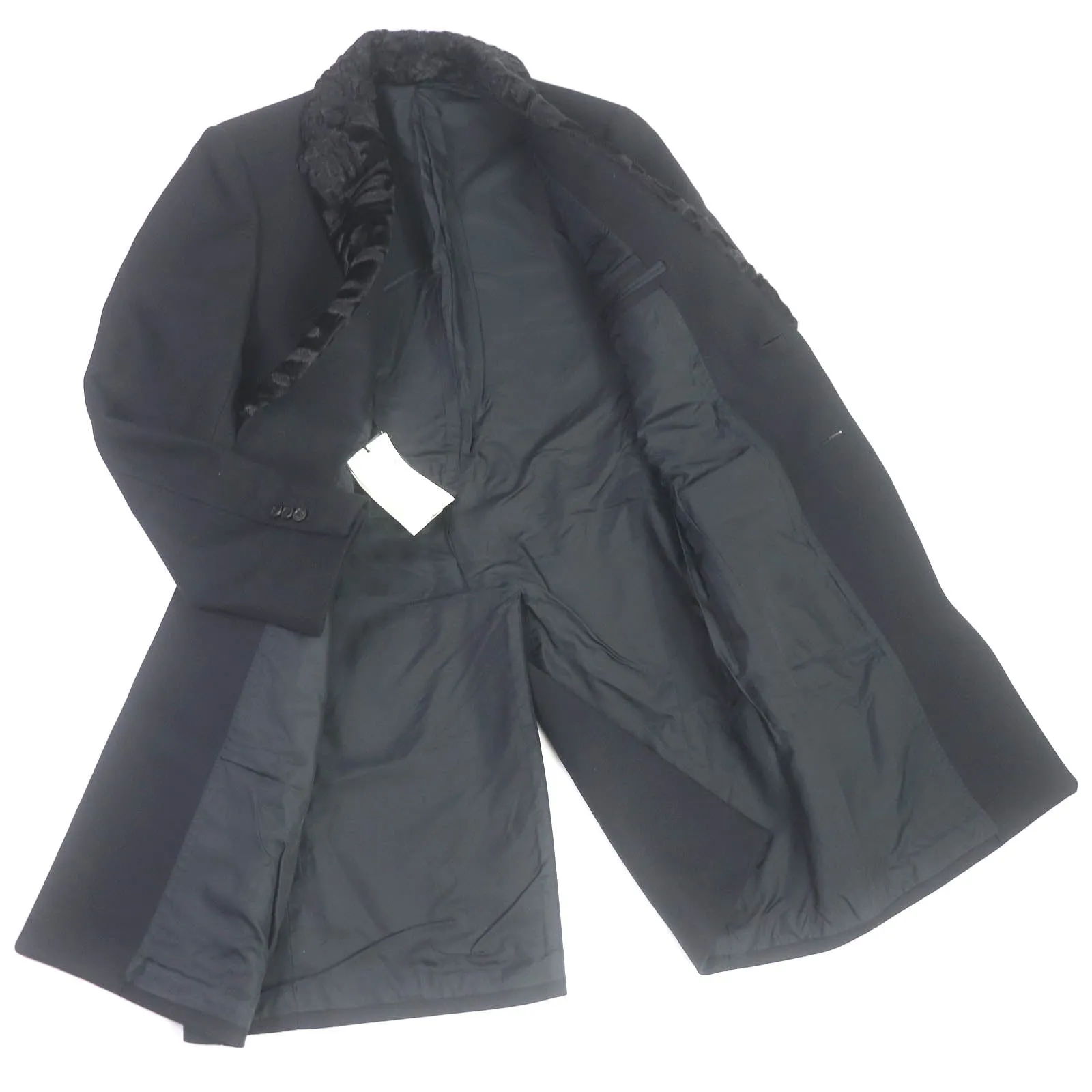 FENDI Chester coat FF01073YN wool black 52