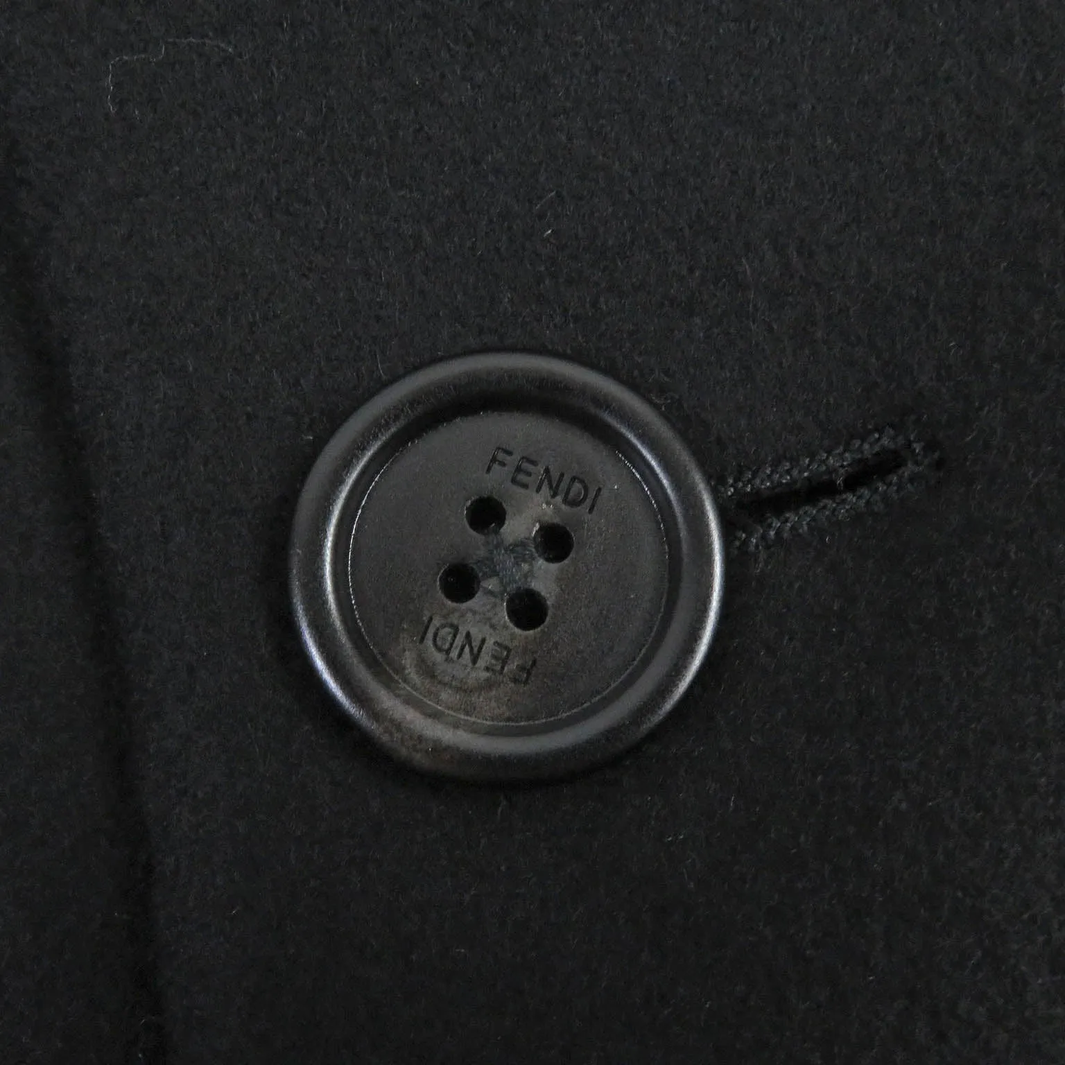 FENDI Chester coat FF01073YN wool black 52