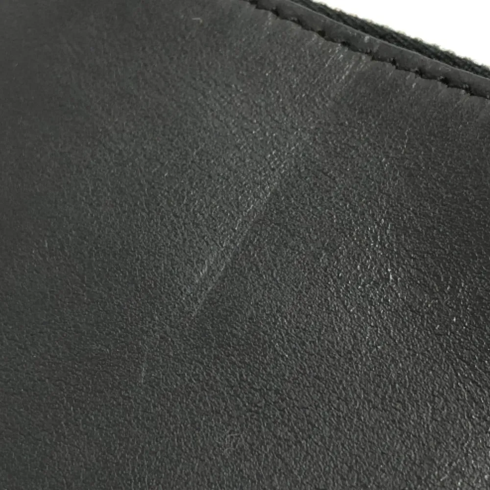 FENDI Clutch bag 7N0078  leather black LOVE mens Used