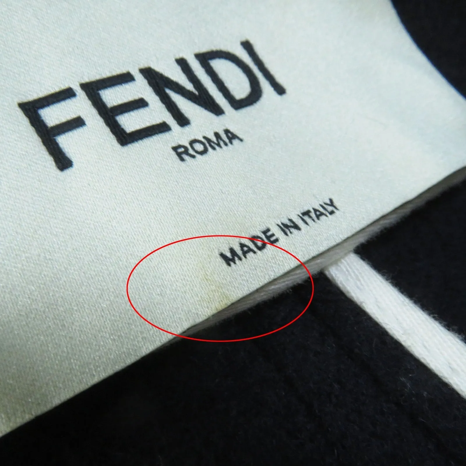 FENDI coat wool Dark navy 40