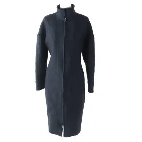 FENDI coat wool Dark navy 40