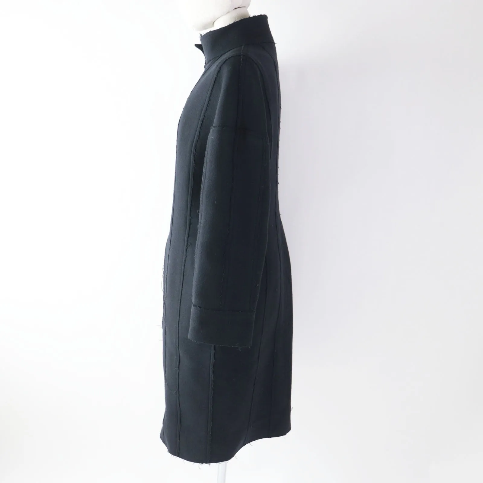 FENDI coat wool Dark navy 40