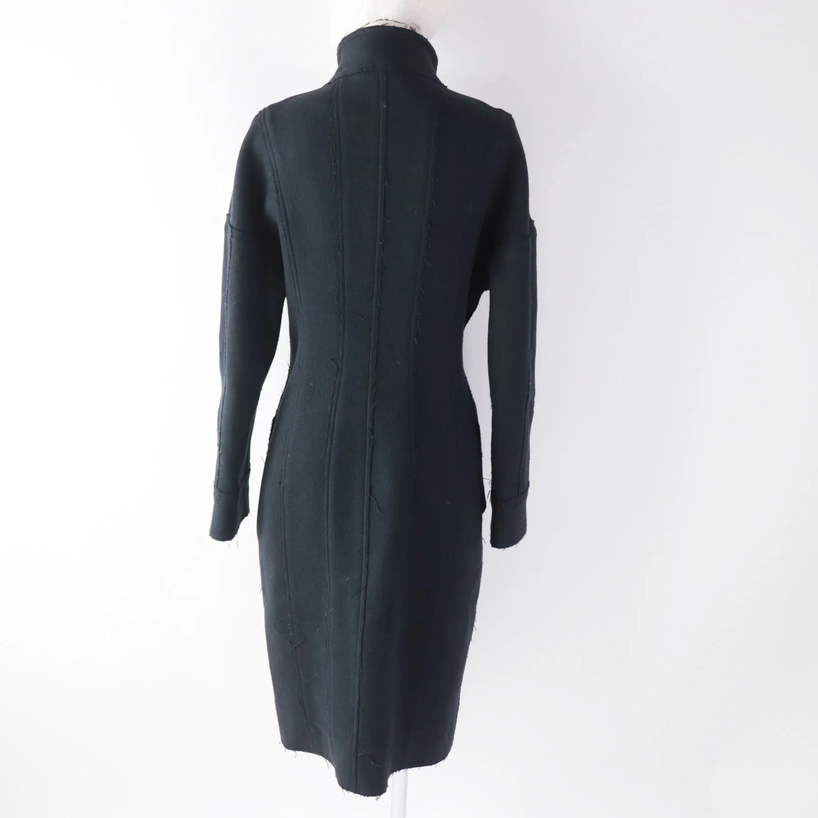 FENDI coat wool Dark navy 40