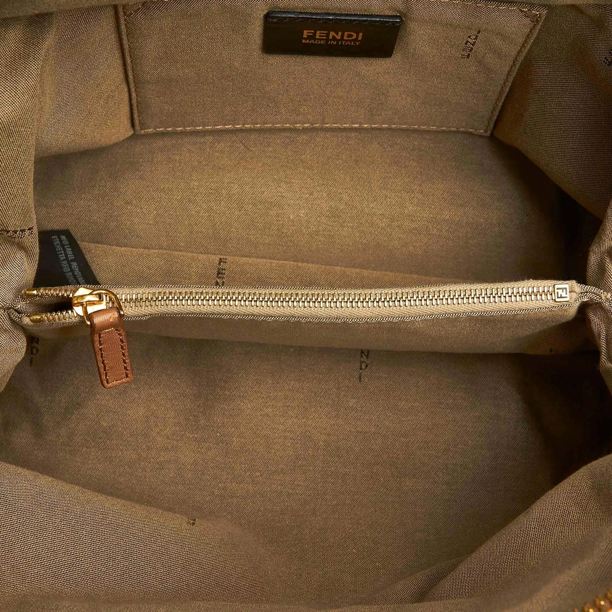 Fendi Colorblock Canvas Chameleon (SHG-22352)