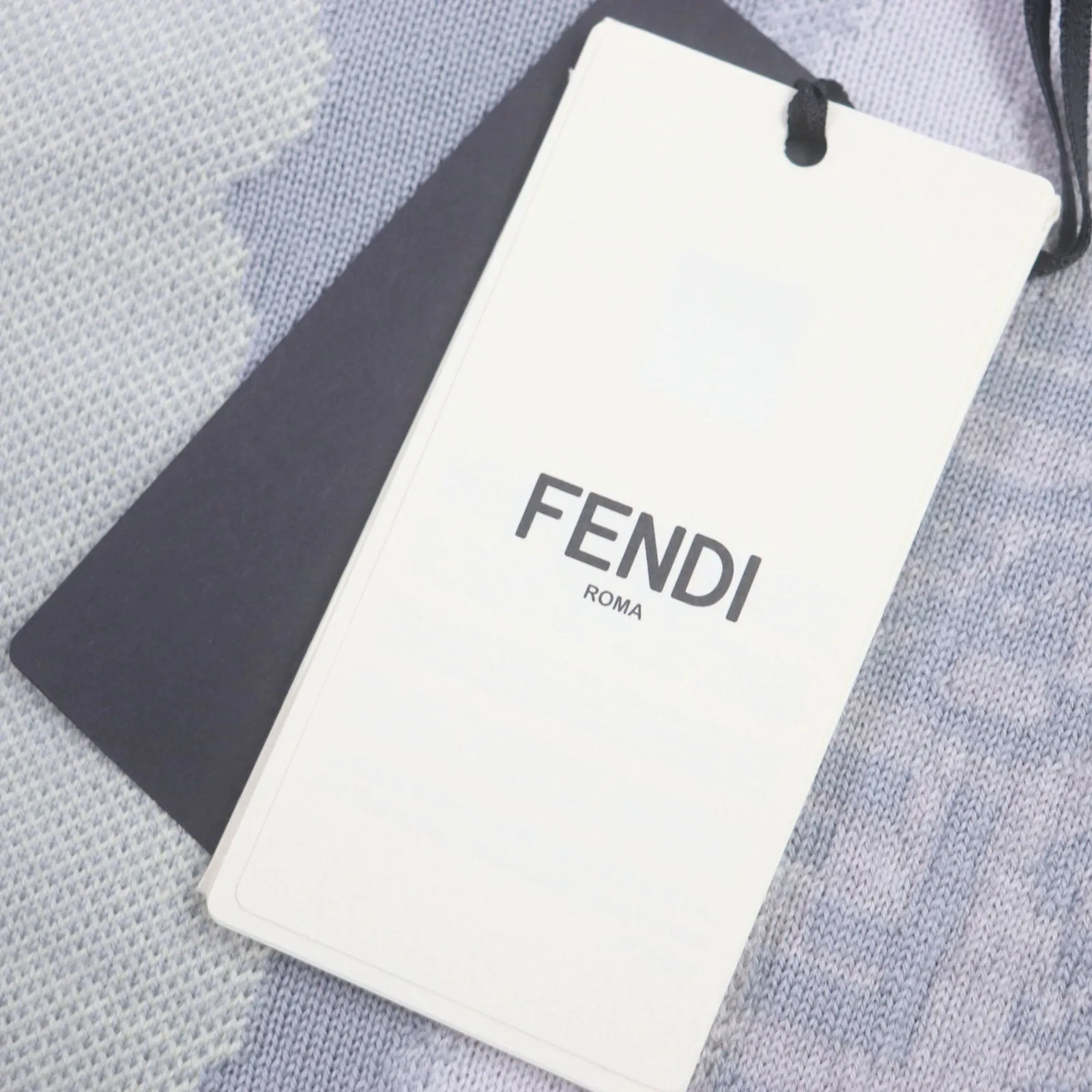 FENDI knit FZX039 cotton Yellow multicolor 46