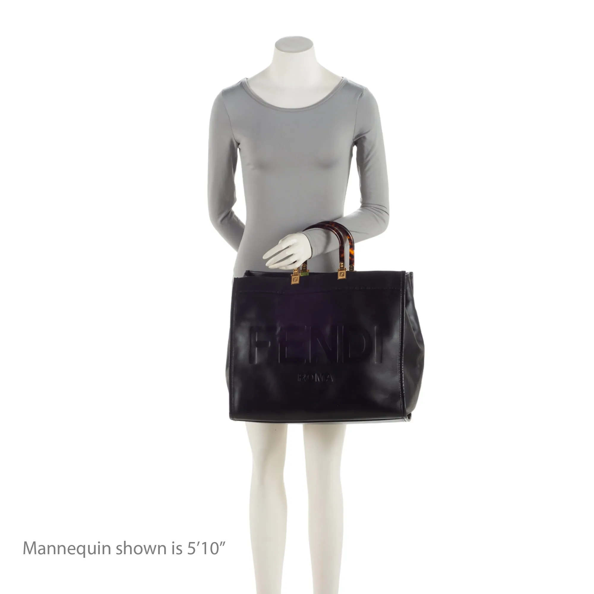 Fendi Leather Sunshine Large Shopper Tote (SHF-DQT17B)