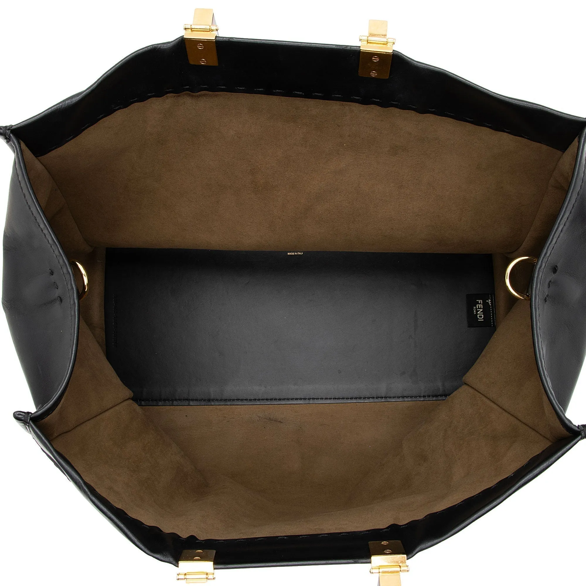 Fendi Leather Sunshine Large Shopper Tote (SHF-DQT17B)