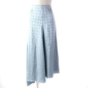 FENDI Long skirt FQ7226 silk Light blue 36