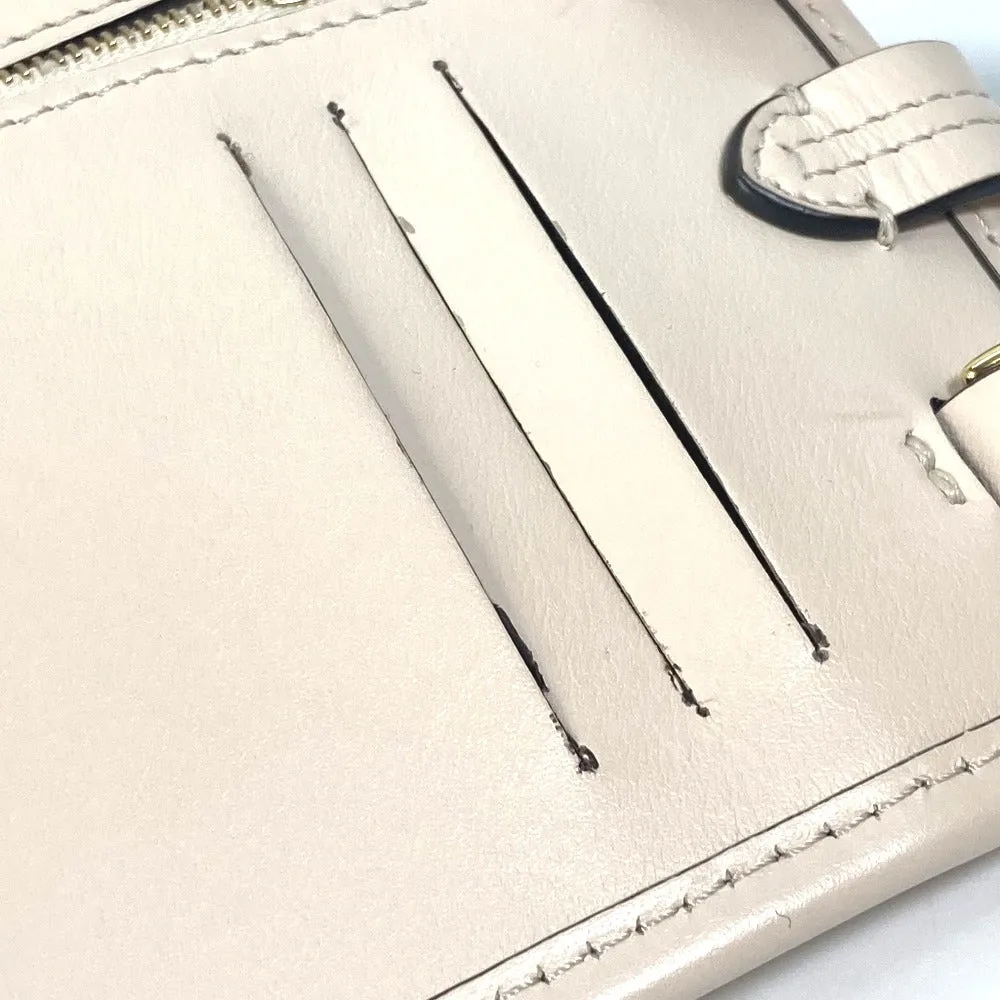 FENDI Pouch 7AS131 viscose/leather beige Smartphone case Zucca logo phone pouch, smartphone pouch Women Used