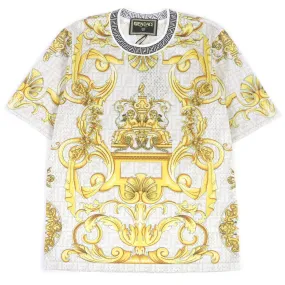 FENDI Short sleeve T-shirt FAF649 polyester natural XS