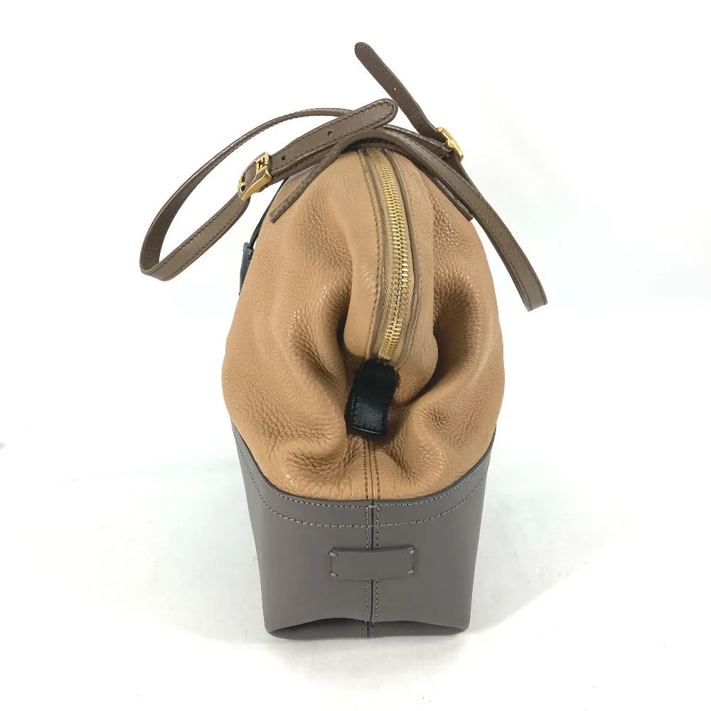 FENDI Shoulder Bag 8MN232 leather beige By color Celeria Women Used