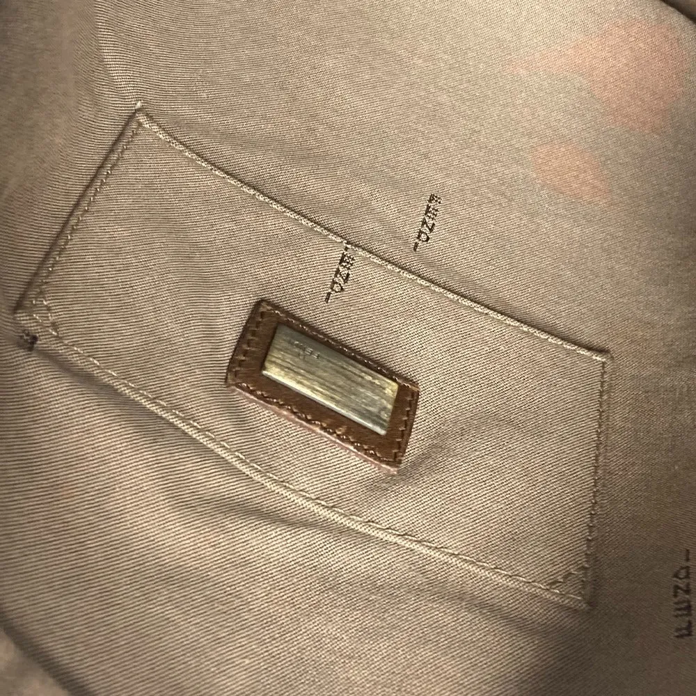 FENDI Shoulder Bag denim blue Pochette logo