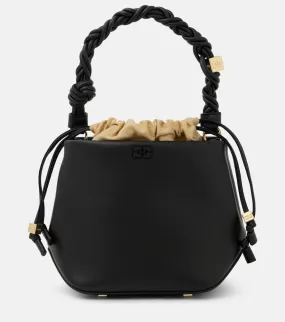 Ganni Bou leather bucket bag
