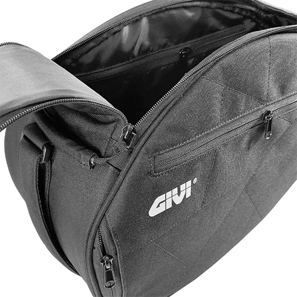 Sure, the optimized product title using modifiers could be: Sleek Black Rugby Duffel Bag by GIVI - VPR03